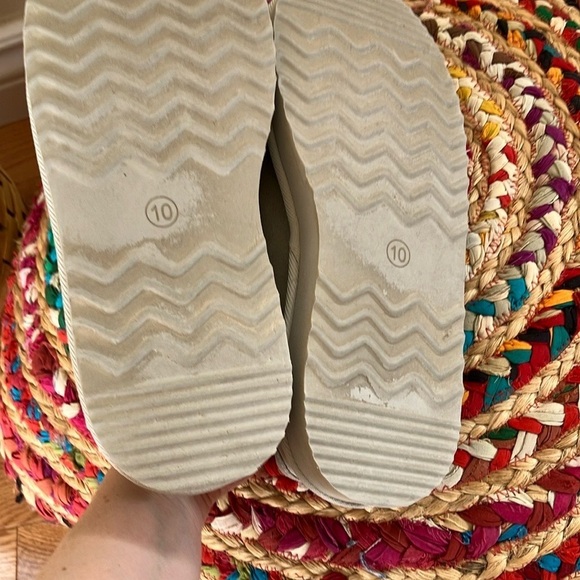 Silver Suede Leather Slip-On Shoes - Picture 5 of 8